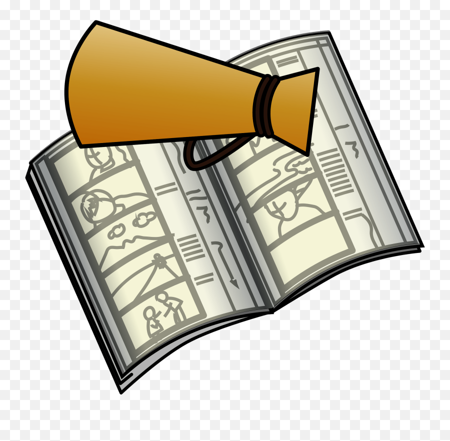 Storyboard And Megaphone Clipart Free Download Png