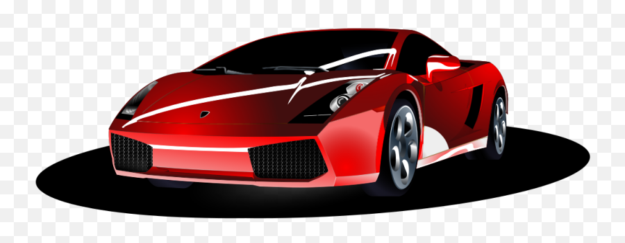 Red Sports Car Top View Png Svg Clip Art For Web - Download Red Lamborghini,Car Top View Png
