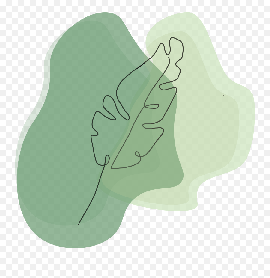 Minimal Tropical Banana Leaf Print - Arums Png,Abstract Leaf Icon