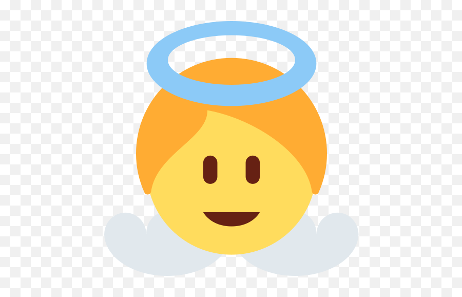 Baby Angel Emoji Meaning With - Discord Angel Emoji Png,Angel Face Icon