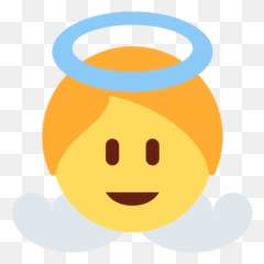 Baby Angel Emoji Meaning With - Discord Png