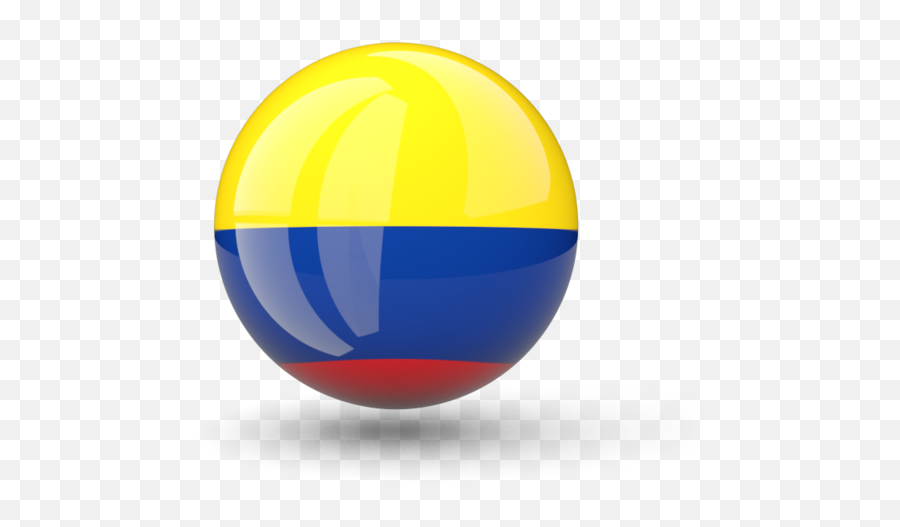 Sphere Icon - Colombia Flag In A Ball Png,Colombia Icon