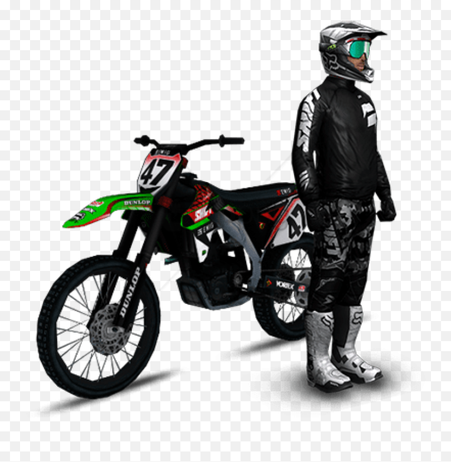 Dirt Bike Silhouette Png - Bike Rider Transparent Cartoon Motocross Rider Png,Dirt Bike Png