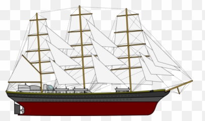 Sailing Boat Clipart Png Image - Old Sailing Ship Clipart Transparent,Sailing Ship Png