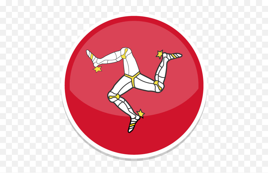 Isle Of Man Icon - Isle Of Man Flag Icon Png,Jumping Person Icon