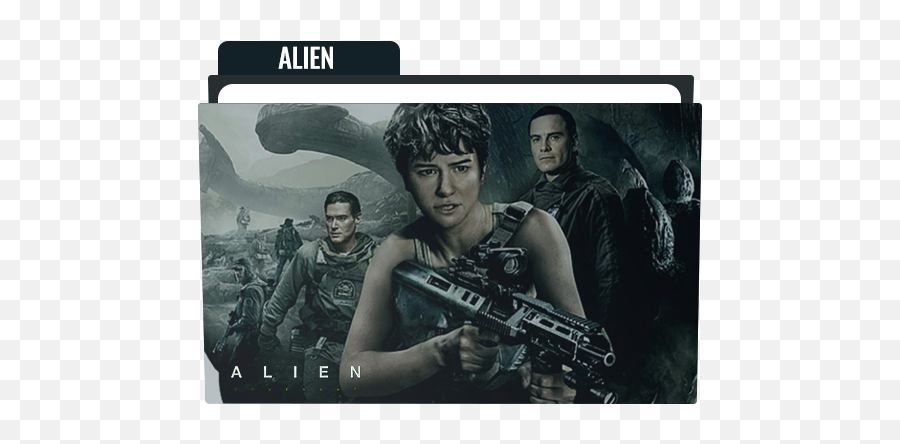 Alien Covenant Folder Icon Free Download - Designbust Alien Convenant Movie Poster Png,Transparent Alien Icon