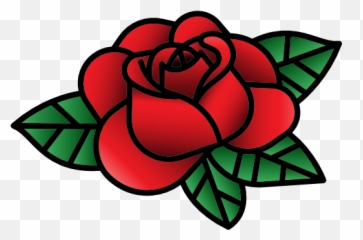 Download Tattoo School Old Sleeve Artist Makeup - Old School Rose Tattoo Png,Rose Tattoo Png