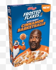 Frosted Cereal Flakes Flavors Kelloggu0027s - Cinnamon Basketballs png