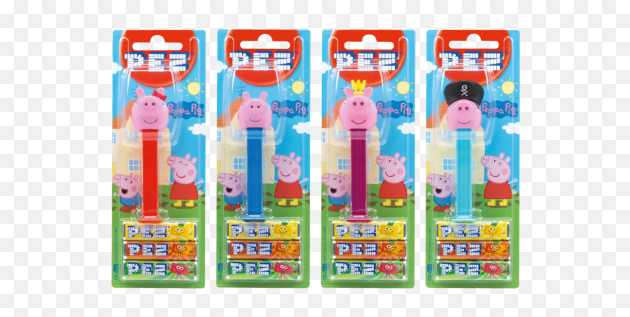 Pez Dispenser Set Peppa Pig - Pez Blister Peppa Pig Png,Peppa Pig Png