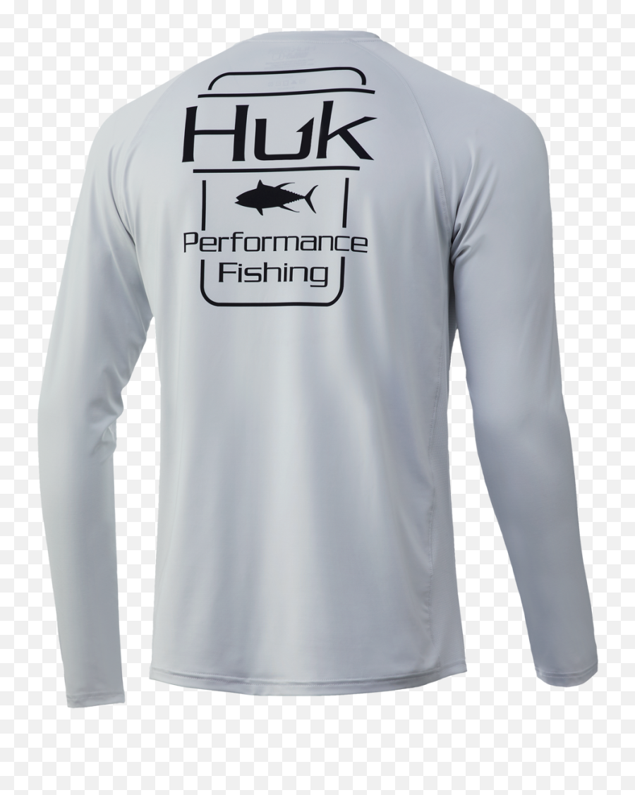Huk Tuna Badge Pursuit - Glacier Huk Gear Long Sleeve Png,Icon Field Armor Shin Guards