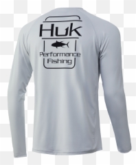 Huk Tuna Badge Pursuit - Glacier Gear Long Sleeve png