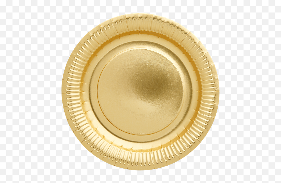 Paper Plate Transparent Png Clipart - Gold Plate Png,Plates Png