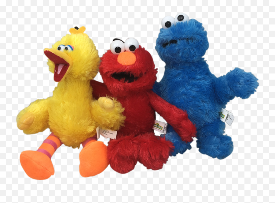 10u0027u0027 Sesame Street Plushbig Birdelmo Or Cookie Monster - Sesame Street Character Toys Png,Elmo Transparent