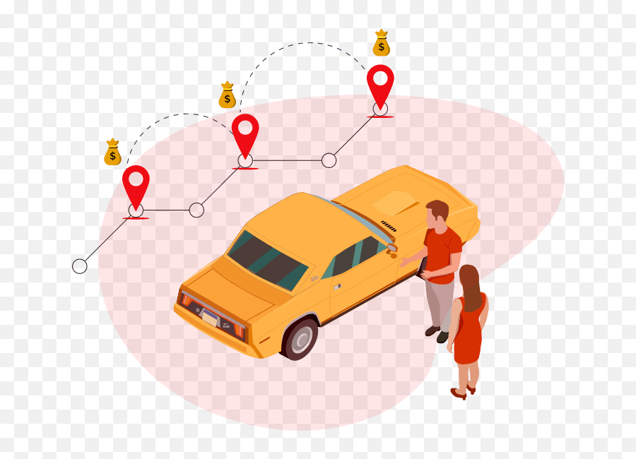 On - Demand Ride Sharing App Development Cab Booking App Car Png,Ride Sharing Icon