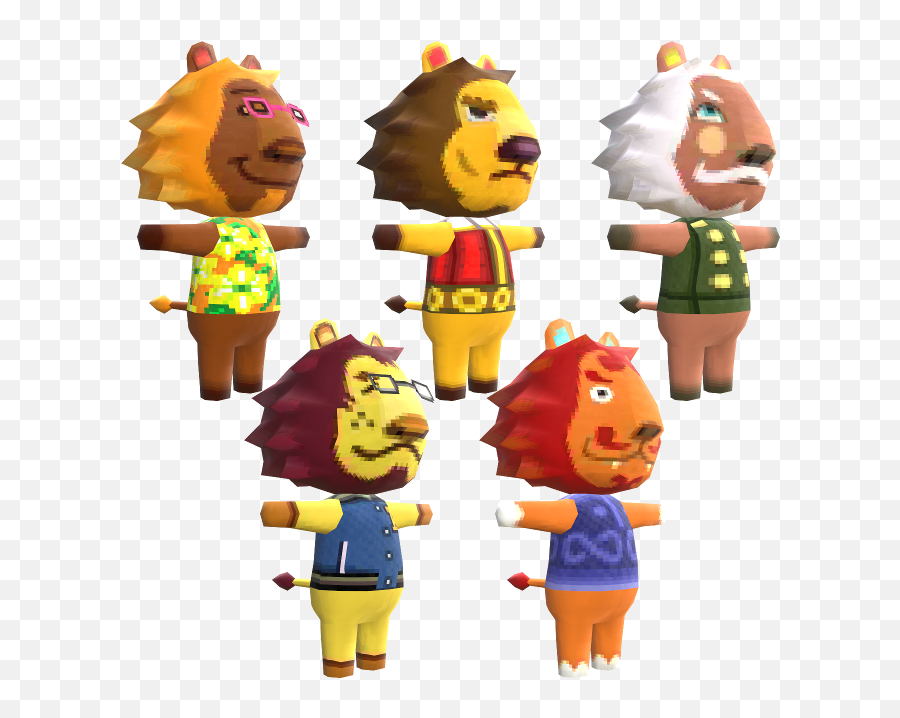 3ds - Animal Crossing New Leaf Lions The Models Resource Png,Animal Crossing New Leaf Icon