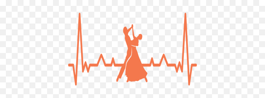 Heartbeat With Waltz Dancers - Transparent Png U0026 Svg Vector File Imagenes De Bailarines En Png,Dancers Png