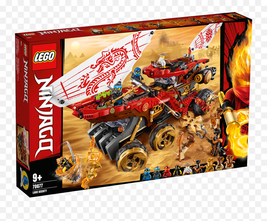 Lego Ninjago 70677 Land Bounty Redgold - Lufthansa Worldshop Ninjago Land Bounty Set Png,Ninjago Png