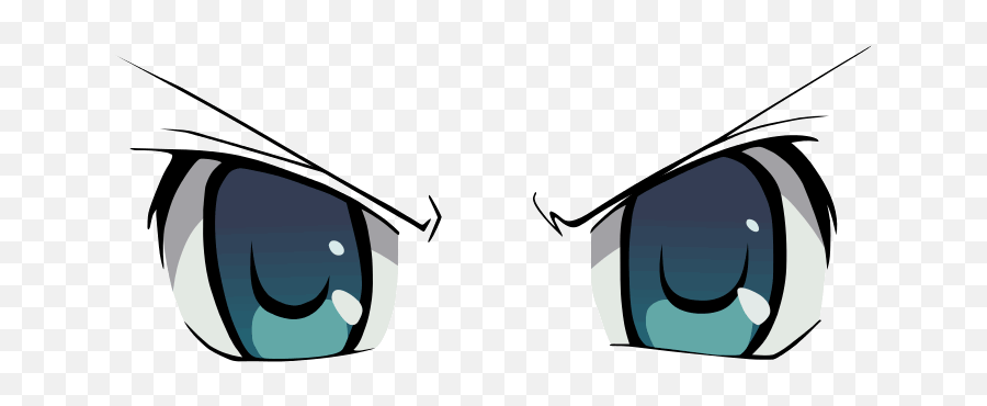 Download Cute Anime Eyes Png - Angry Anime Eyes Png,Anime Eyes Png - free  transparent png images 