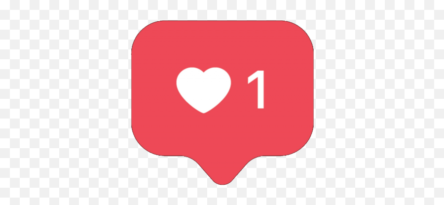 Instagram Heart - Instagram Like Button Png,Free Heart Png