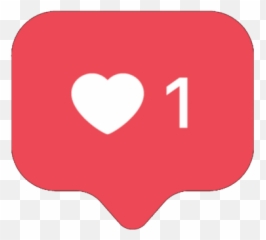 Instagram Heart - Like Button png