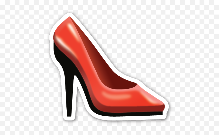 High Heeled Shoe Emoji Stickers Heel Shoes - Heels Emoji Png,Bell Emoji Png