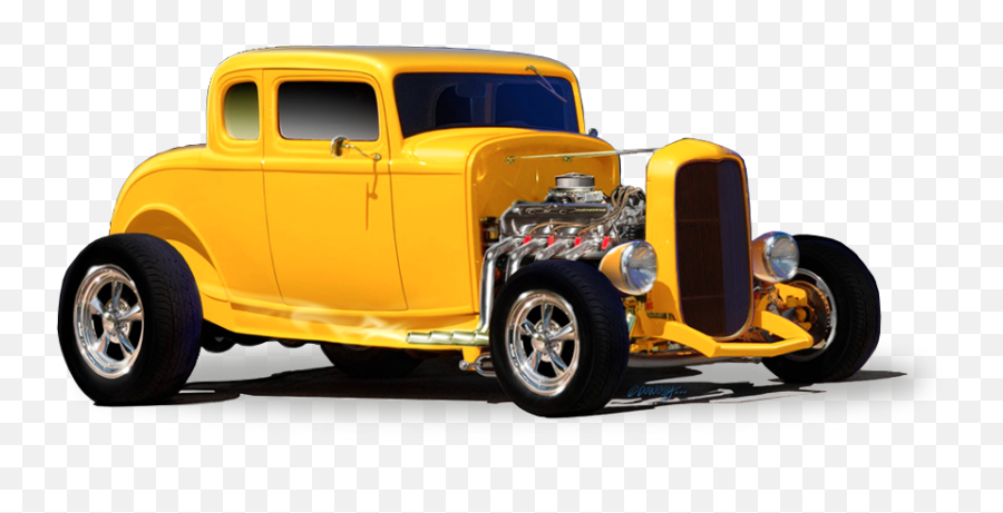 Yellow Hot Rod - 1932 Ford 5 Window Coupe Png,Hot Rod Png