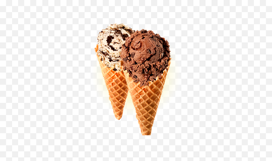 Brusters Ice Cream Cone Png Image - Brusters Real Ice Cream Png,Ice Cream Cone Transparent