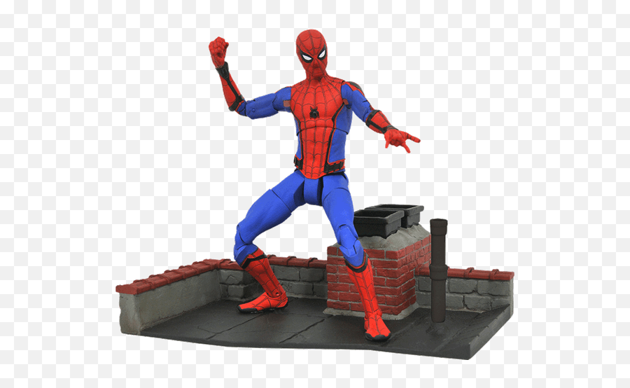Marvel - Spiderman Homecoming Spiderman 7 Diamond Select Toys Action Figure Diamond Select Spider Man Homecoming Png,Spider Man Homecoming Png