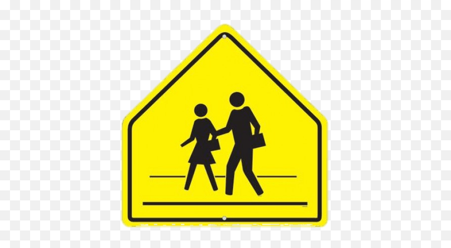 Railroad Clipart Crosswalk Sign - School Crossing Sign Png,Crosswalk Png