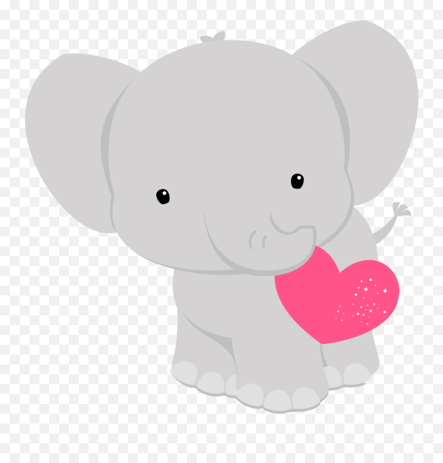 Library Of Elephant With Heart Clip Art Stock Png Files - Imágenes De Elefantes Animados,Baby Elephant Png