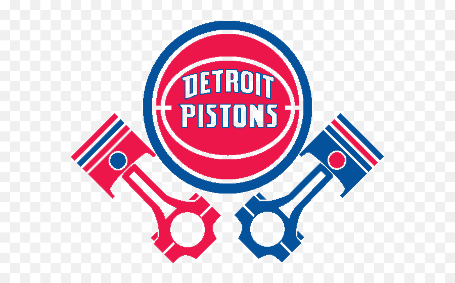 Detroit Pistons Clipart Transparent - Detroit Pistons Logo History Png,Pistons Logo Png