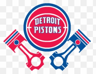 Detroit Pistons Clipart Transparent - Detroit Pistons Logo History Png,Pistons Logo Png