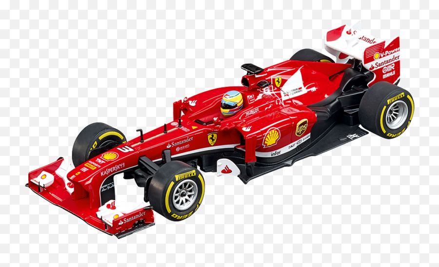 Race Track Numbers Digital Clipart - Formula 1 Ferrari Png Carrera Evolution Alonso Ferrari,Ferrari Png