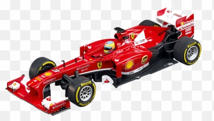 Race Track Numbers Digital Clipart - Formula 1 Ferrari Png Carrera Evolution Alonso Ferrari,Ferrari Png