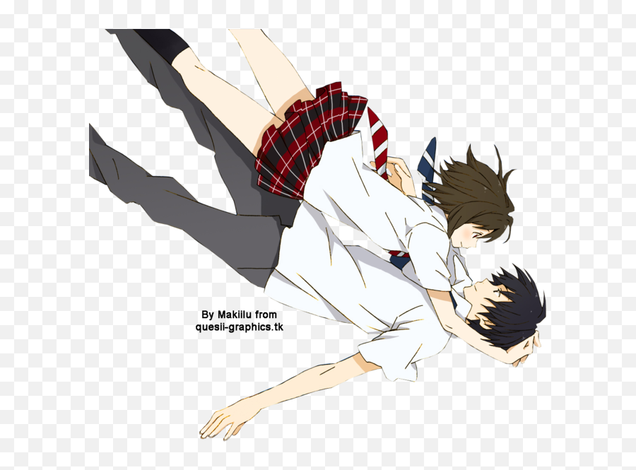 Anime Falling Transparent U0026 Png Clipart Free Download - Ywd Couple Anime Png,Anime Couple Transparent