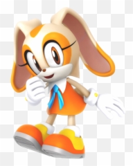 Sonic - Cream The Rabbit Png Imagens E Moldescombr Cream The Rabbit Png,Rabbit Png