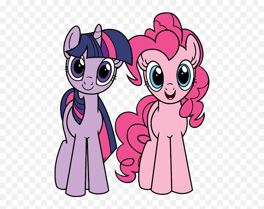 My Little Pony Cartoon Clipart - My Little Pony Pinkie Pie And Twilight Sparkle Png,Pinkie Pie Transparent