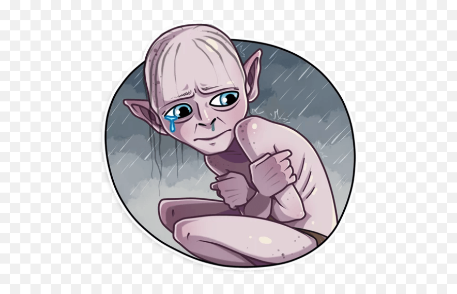 Sticker Maker - Gollum Gollum Sticker Png,Gollum Png