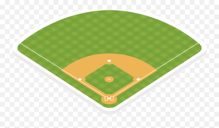 Baseball Field With A Ball Flying Out - Transparent Baseball Field Clipart Png,Baseball Field Png