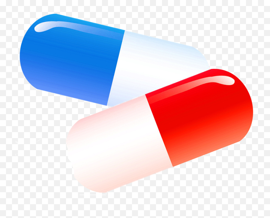 Cartoon Blue Pills Transprent Png - Transparent Red Blue Pills Png,Red Pill Png