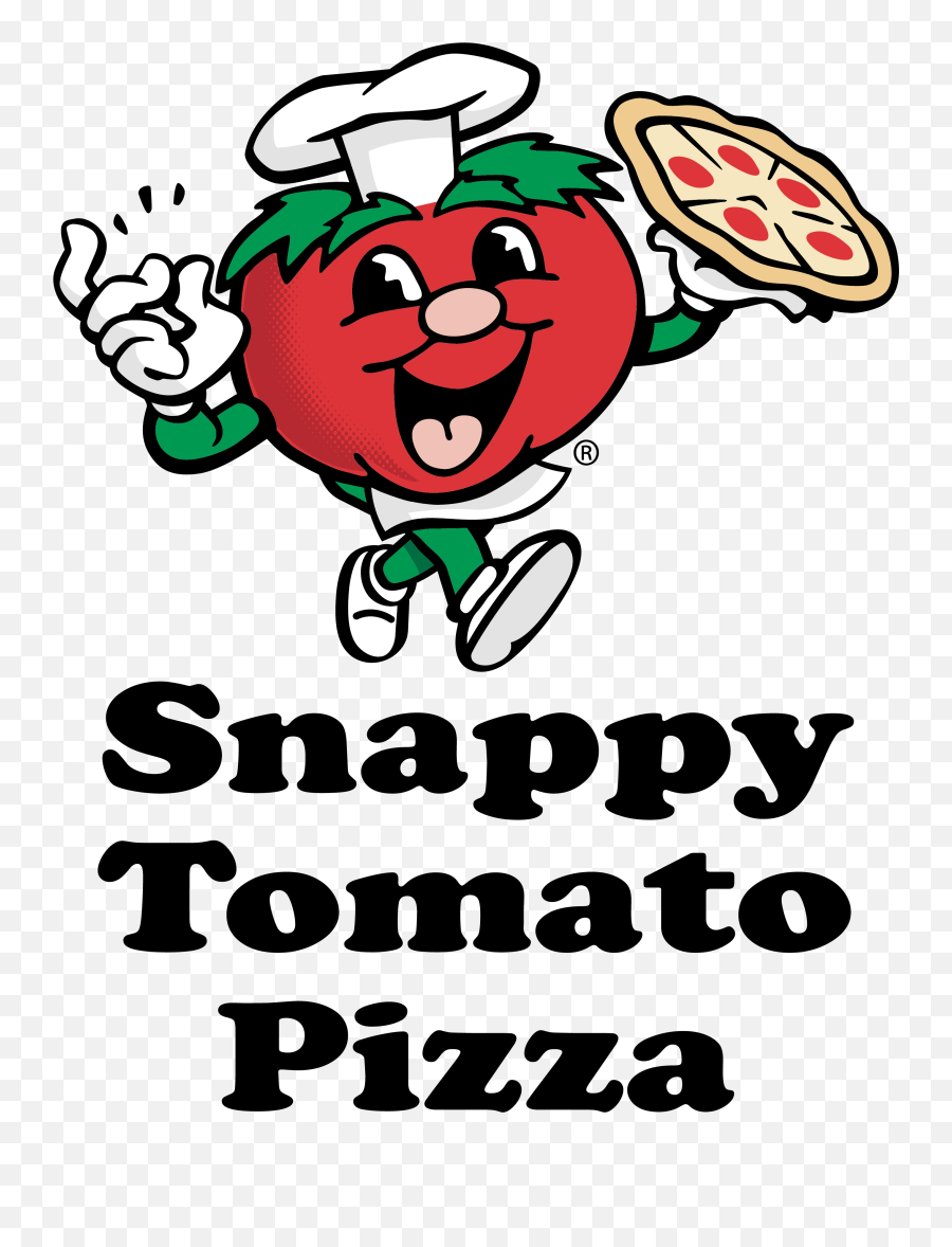 Snappy Tomato Pizza Logo - Snappy Tomato Pizza Logo Png,Cartoon Pizza Logo