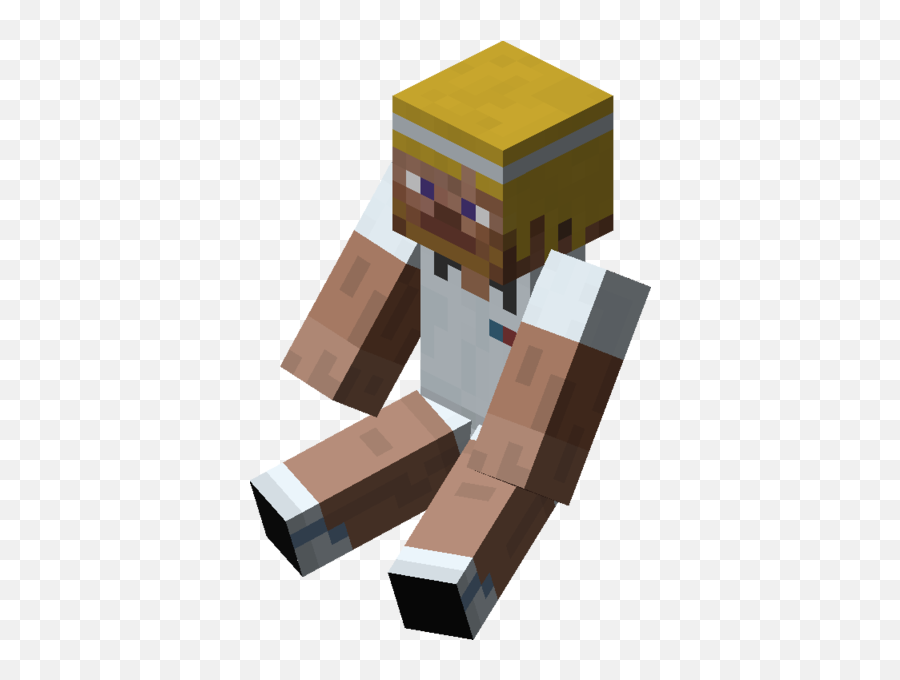 Sitting Tennis Steve - Hardwood Png,Minecraft Steve Png