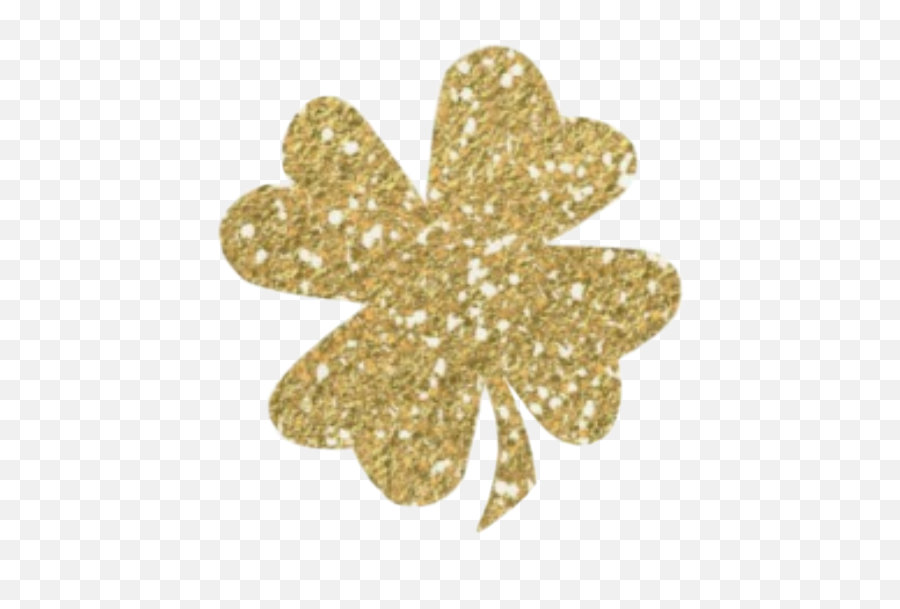 Clover Gold Glitter Png Sticker - Trebol De Colores,Gold Glitter Png