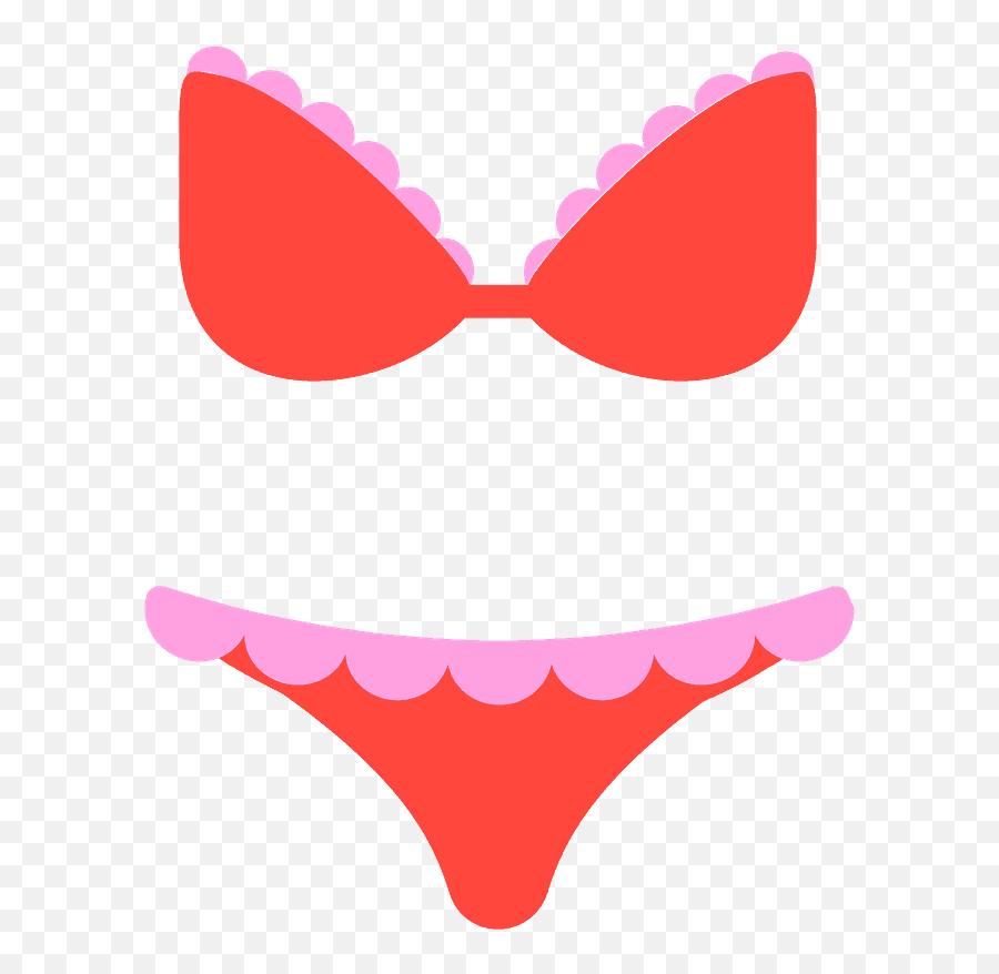 Bikini Emoji Clipart Free Download Transparent Png Creazilla - Bikini Top Clipart,Bikini Png