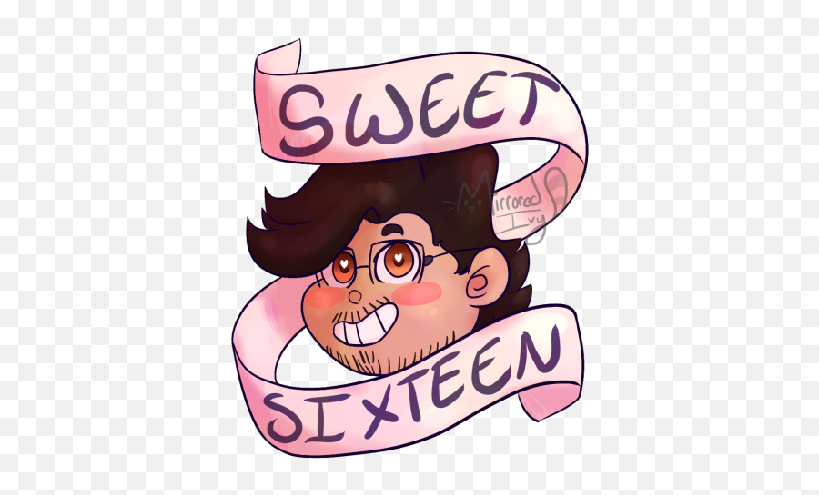 Download Sweet Sixteen Art - Cartoon Png,Sweet 16 Png