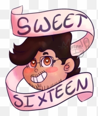 Download Sweet Sixteen Art - Cartoon Png,Sweet 16 Png