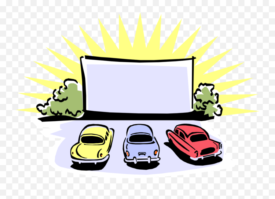 Drive In Movie Clipart Free - Drive In Movie Clip Art Png,Movie Clipart Png