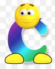 Emoji Clipart Shopping - Smiley Letters png