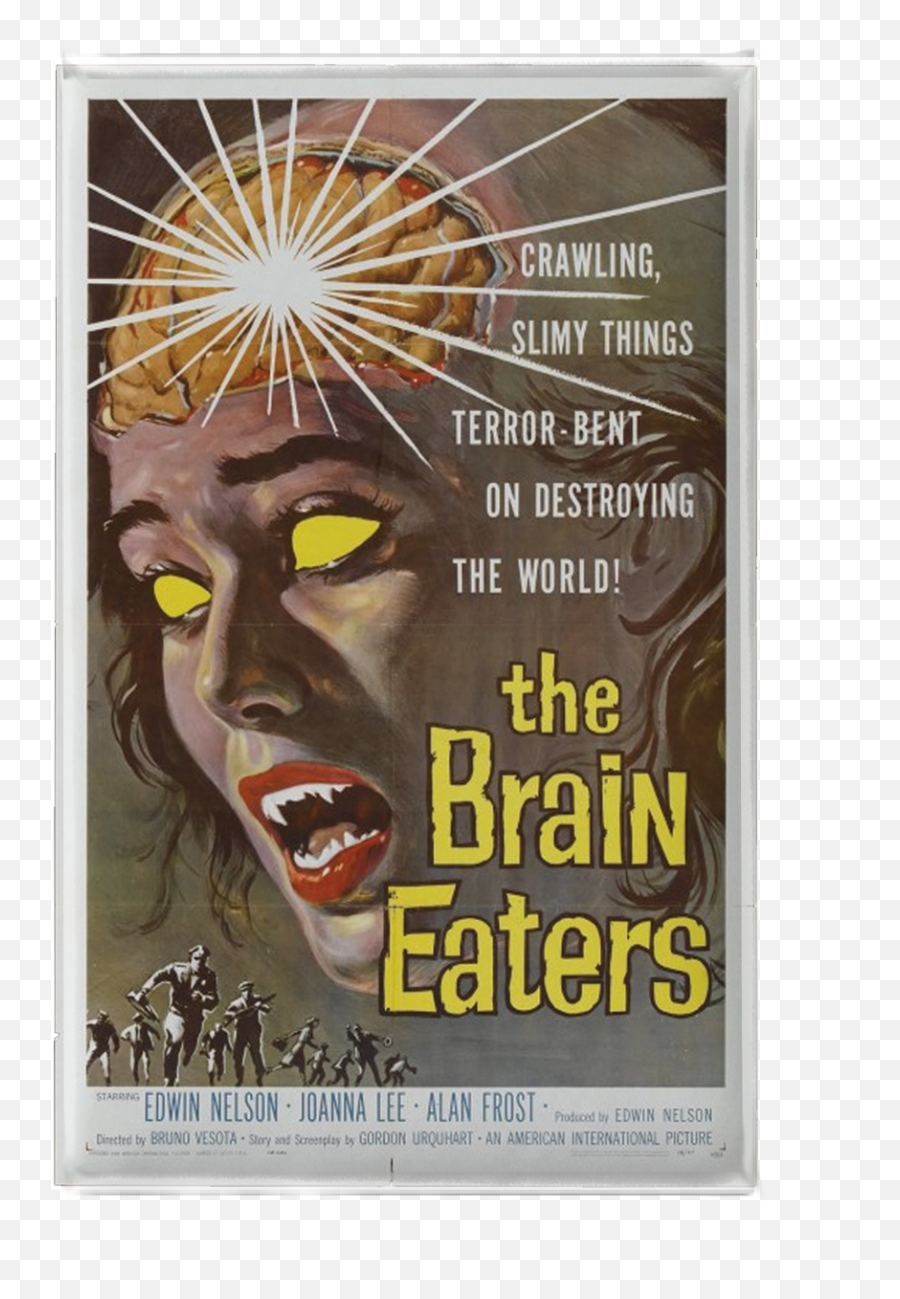 Brain Eaters Movie Poster 2x3 Magnet - Brain Eaters Movie Poster Png,Movie Poster Png