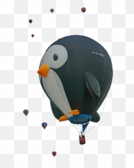 Penguin - Hot Air Balloon png